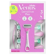 Gillette Venus Sensitive Plus 吉列 即棄剃毛刀 15支裝 047400672574