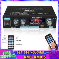 【Ready stock】AK35 800W Bluetooth 5.0 Audio Power Amplifier 2 Channel Stereo Receiver with Remote Con