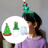 [ootkoqyjt] 3Pcs Christmas Costume Accessories Funky Christmas Tree Hat for Family Gathering