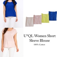 U*QL Women Short Sleeve Blouse/Branded Women's Blouse/Latest Women's Blouse/Women's Blouse