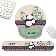 Taoyuan Delivery Cute Panda Wrist Mouse Pad 3D Girl Memory Foam Laptop Office Keyboard Hand Rest Ant