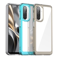 Silicone Bumper Phone Case For Samsung Galaxy F56 F55 F54 F34 F23 F05 F06 F07 F14 F15 F16 F17 Transp