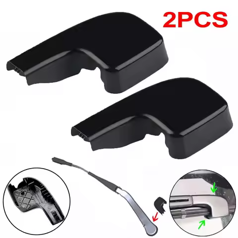 2pcs 61617138990 7138990 Car Front Wiper Windshield Arm Nut Cover Caps For BMW 3 Series E90 E91 E92