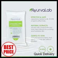 Local Shipping 10s Single Pack Antibacterial Wipes with  Alcohol-Free, Silicone-Free, Soothing, Kill