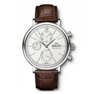 Iwc IWC IWC IWC IW391007Calendar Weekly Chronograph White Face Automatic Mechanical Men's Watch