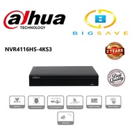 DAHUA 16CH / 16 CHANNEL NVR4116HS-4KS3 COMPACT 1U 1HDD LITE NETWORK VIDEO RECORDER