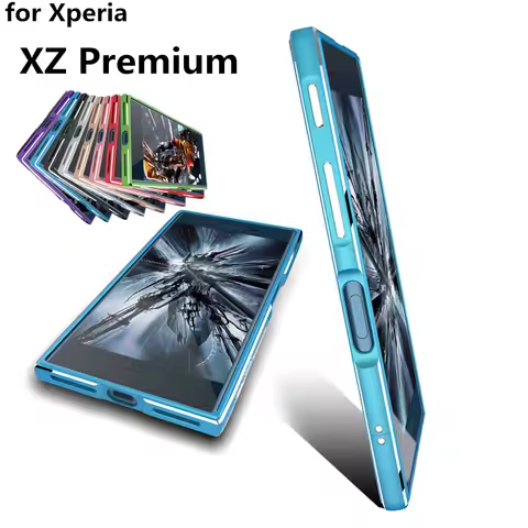 Case For Sony XZ Premium Luxury Ultra Thin aluminum Bumper For Sony Xperia XZ Premium G8142 E5563 Ca