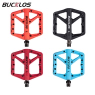 BUCKLOS Bike Pedals Non Slip Nylon Fiber Bicycle Pedal DU Bearing Ultralight Cycling Pedals for Folding Mountain Road Bikes