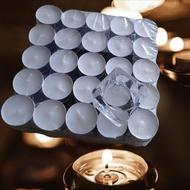 Candle Holder & 100pcs Tealight candle 4hr Unscented Tea light Candle 4hrs