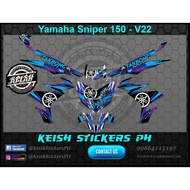 Decals for Sniper 150 V22