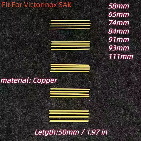 5 Types H62 Copper Rod Rivet Length 5CM/1.97IN DIY Part For 58mm 65mm 74mm 84mm 91mm 93mm 111mm Vict