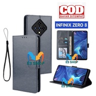 NEW Flip Case INFINIX ZERO 8 flip wallet case standing flip cover Handphone