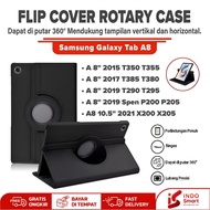 Samsung Galaxy Tab A8 Case | Samsung Tab A8 Casing | Rotary 360 Leather Standing Flip Cover tablet