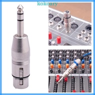 KOK 6 35mm 1 4 Inch to XLR Microphone Adapter Stereo 6 35mm Male to XLR Female  Connector for Mixer