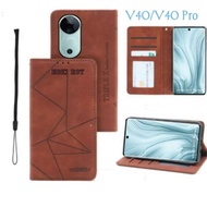 Flip Magnet Casing Vivo V40 / V40 Pro- Casing Flip Cover Wallet Sarung Hp - Casing Dompet Flip Magne