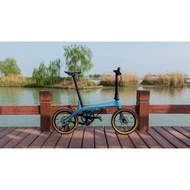 LiDrop carbon fiber folding bike 16” ultra light disc brake 5 speed super compact