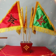 Taoist Supplies Red Yellow Green Blue White Black Pink Five-Color Order Flag Five-Element Five-Squar