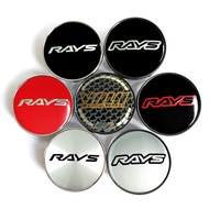 4pcs 60mm Car sport rim wheel cap VOLK RACING RAYS Volk Racing Rays TE37 CE28 RE30 Flat hub cover