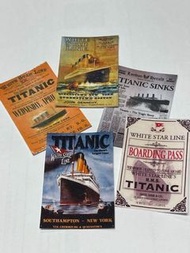 2張鐵達尼號復古懷舊迷你雪櫃冰箱白板橡膠磁貼 Vintage Retro Titanic Fridge Refrigerator White Board Rubber Magnets [TNC001]