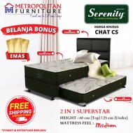 Kasur Springbed Elite Serenity Superior Superstar Spring bed 2in1