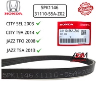 【ACM】CITY SEL / CITY T9A /JAZZ TFO /JAZZ T5A FAN BELT 5PK1146 31110-55A-Z02