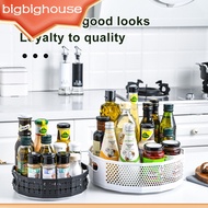 【Biho】Spice Turntable Containers Serving Tray Bathroom Basket Refrigerator Cupboard Cabinet Countertop Organizer Household