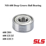 NIS 608 2RS / 608 ZZ / 608 ZZC3 - Deep Groove Ball Bearing