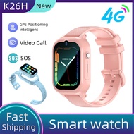 K26H 4G เด็ก Smartwatch 700 mAh Touch Screen Video Call ตำแหน่ง GPS เสียงอัจฉริยะเด็กของขวัญวันเกิดพร้อม lanyard