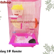3rd Hamster Cage/Hamster House/Three-Tier Hamster Cage