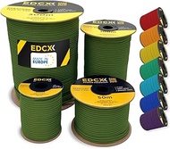 EDCX 4mm Nylon Paracord 550 50m (165 feet) - Type III, 100% Nylon Rope, 7 Strand Rope, 4mm Nylon Rop