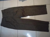 per-pcs灰色黑白斜格紋打折西裝褲,100%毛料,未穿未下水,尺寸:34,腰圍33",清倉大拍賣