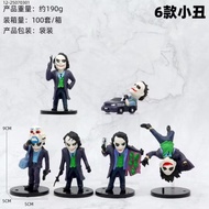 Clown Heath Leige Figure Car Ornaments All 6 Models/Set Variety Five Generations joker Dolls