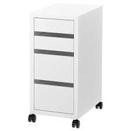 IKEA MICKE Drawer unit on castors, white35x75 cm I Unit laci beroda