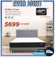 SleepyNight Ortho Crest Divan Bed Frame + Mattress Package Deal