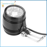 EMOTEMY Headlight Horn, with 1.5m Length Cable Aluminum Alloy E-Bike Headlight, Durable Bright 2 in1