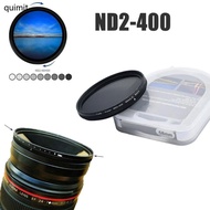 QUIM Adjustable Neutral Density Filter ND Filter ND Fader ND2-ND400 1-9 Stops