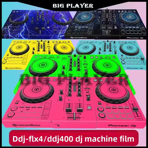DDJ-FLX4 DDJ400 Controller Disc Player Film Panel Protection Sticker Skin