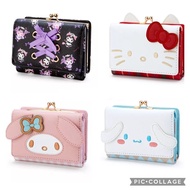 Kawaii Japanese Cartoon Wallet  Kuromi Wallet Cinnamoroll Wallet My Melody Wallet H. Kitty Wallet Ka