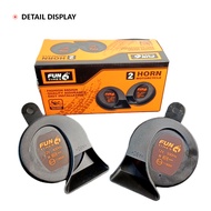 2PCS Car BM Horn 120db Snail Horn Bunyi Kuat Hon Kereta Car Horns Car Accessories Spare Part Replace