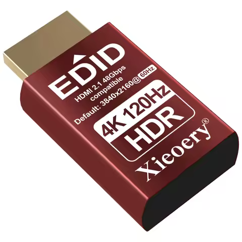 HDR HDMI Dummy Plug 4K 120Hz, EDID Emulator for Headless PCs, Virtual Monitor Adapter (Recommended 3