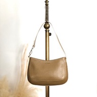 【 日本直送　名牌中古包 】LOEWE ロエベ ハンドバッグ ブラウン ロゴ レザー vintage ヴィンテージ オールド p88ju4