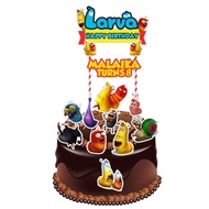 Larva Cake Topper DIY