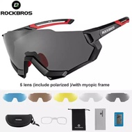 ROCKBROS แว่นตาขี่จักรยาน MTB Road Bike แว่นตากันแดดโพลาไรซ์ UV400 Protection Ultra-light Unisex จักรยานแว่นตากีฬา