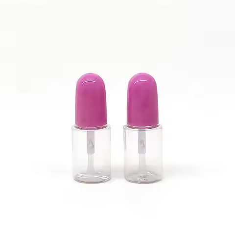 500PCS PETG children's 5ml plastic empty nail polish bottle, eco-friendly nail polish bottle, heart-