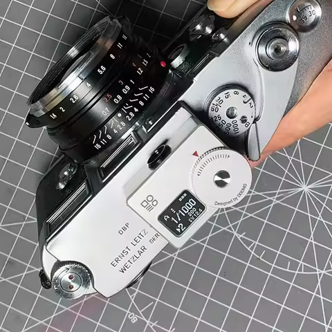 DOOMO Meter S Photography Light Meter Small Light Exposure Meter Accessory With 0.66" OLED Silver Or