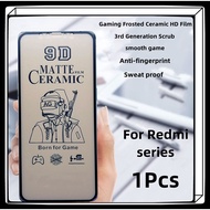 9D AG Frosted Ceramic Film Screen Protector For Xiaomi Redmi Note 7 5 6 8 9 10 11 4G 5G Pro Frosted Screen Protector For Redmi 4 8 ​​9 10 10A 9A 8A 7A 9T 9i 10C 6 7 K20 K30 K40 Pro