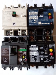 APTOMAT CHỐNG GIẬT NHẬT BẢN 100A 1 PHA 220V