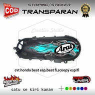 CVT BAK STICKER CVT tank sticker for honda ESP all CVT motor ESP BEAT, ESP, popBEAT, and scoopy