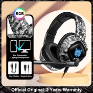 ONIKUMA K19 Gaming Headset หูฟังเกมมิ่งใช้งานได้ทั้ง PC / Mobile / PS4 / XBOX / Nintendo-SW