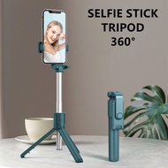 Bluetooth Tripod Youtuber Live Broadcast Vlog selfie stick Tongsis / mini folding Narsis stick